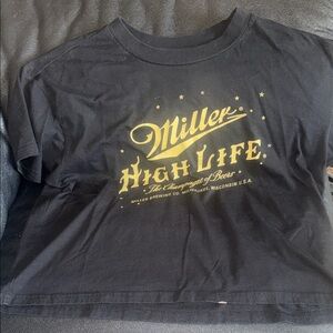 Miller High Life crop top
